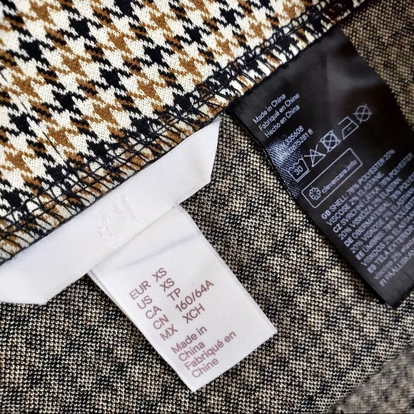 NWOT H&M Pencil Skirt Houndstooth - Picture 5 of 9